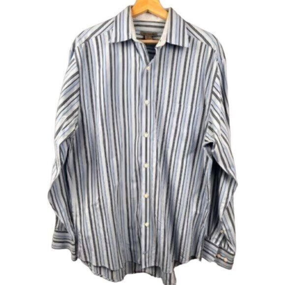 Johnston & Murphy Other - Johnston & Murphy Long Sleeve Cotton Button Up Dress Shirt L